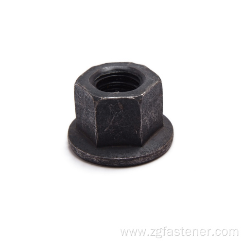 Hexagon with medium nuts black oxide DIN6331